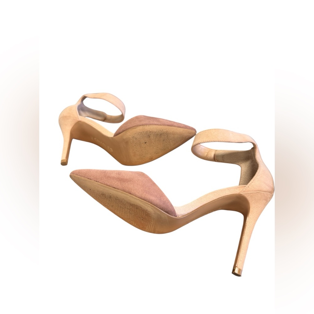 🛍️SALE🛍️ Charles by Charles David Pointer Neutral/Pink Colorblock Stiletto Heels - Picture 7 of 11